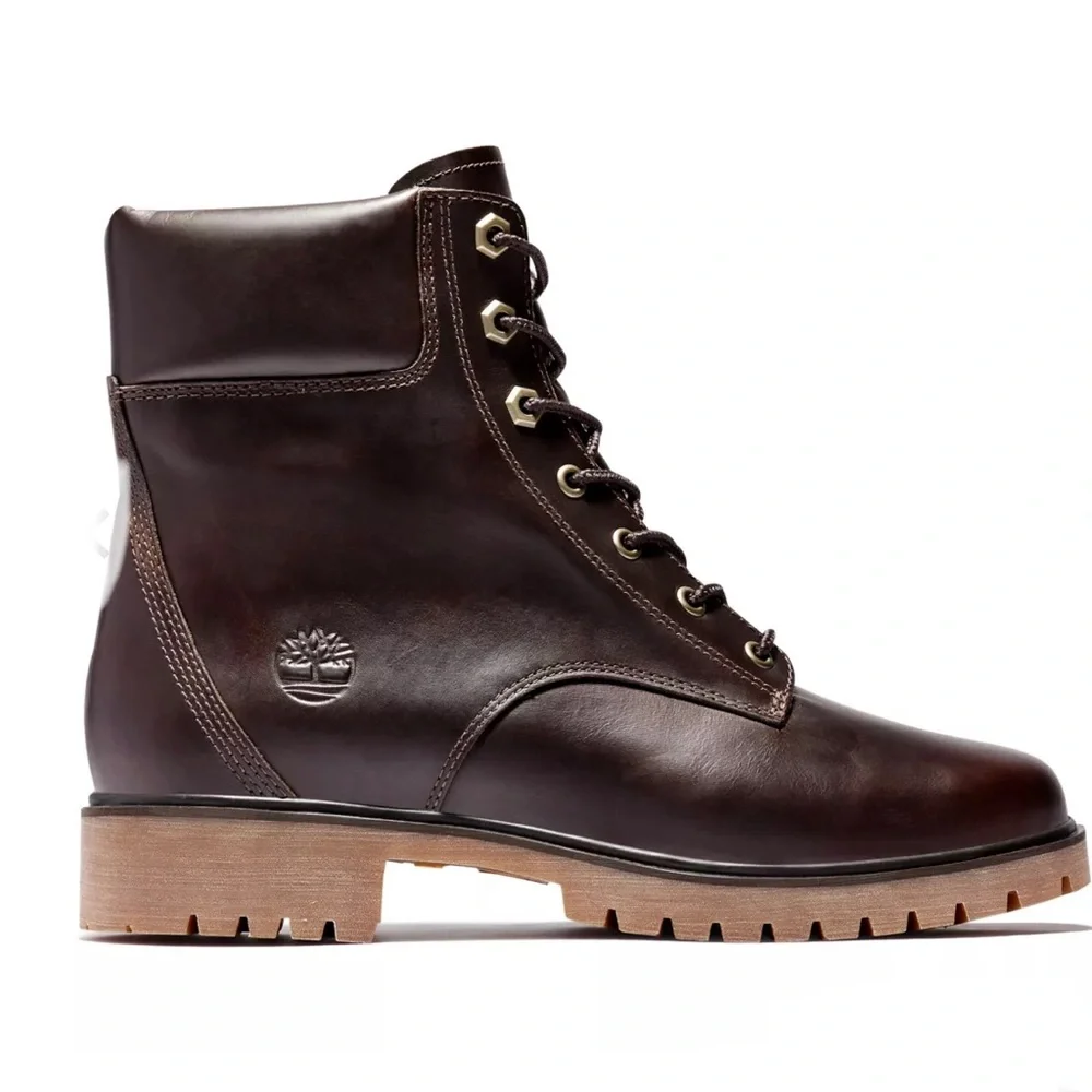 Timberland WOMEN'S JAYNE WATERPROOF 6-INCH LEATHER BOOTS - Picture 2 of 3